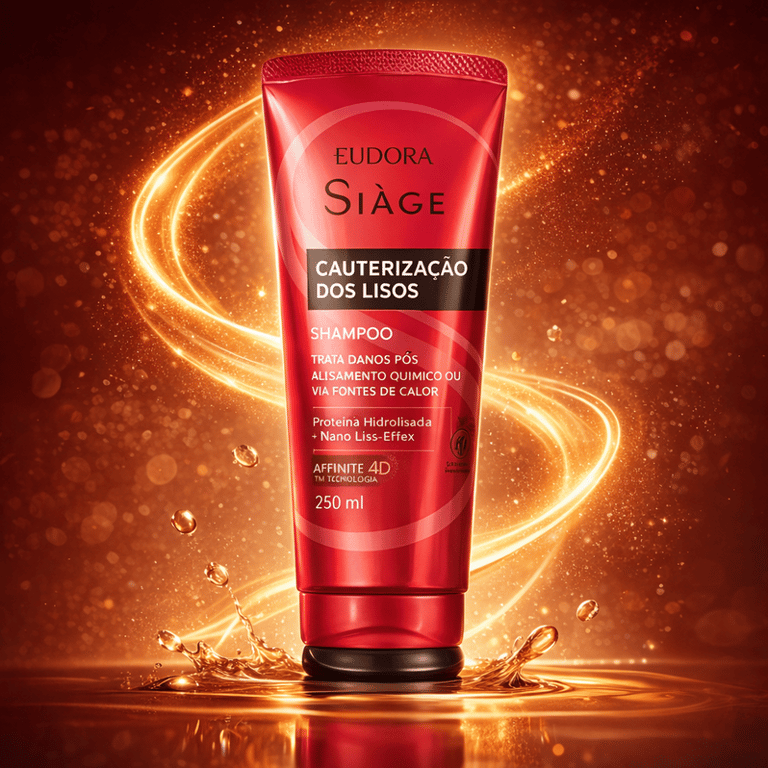 Shampoo Siàge Cauterização dos Lisos Eudora 250ml