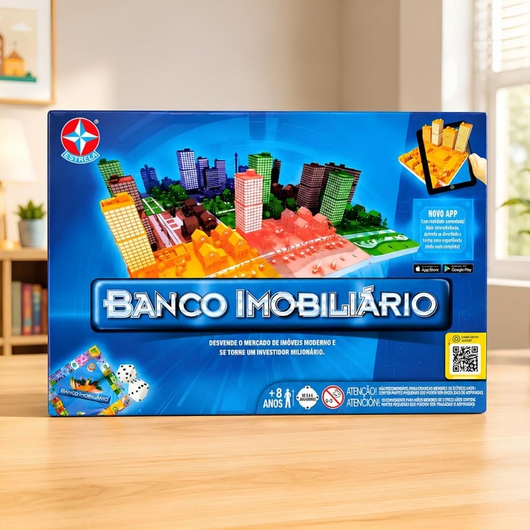 Jogo De Tabuleiro Banco Imobiliário Realidade Aumentada Estrela