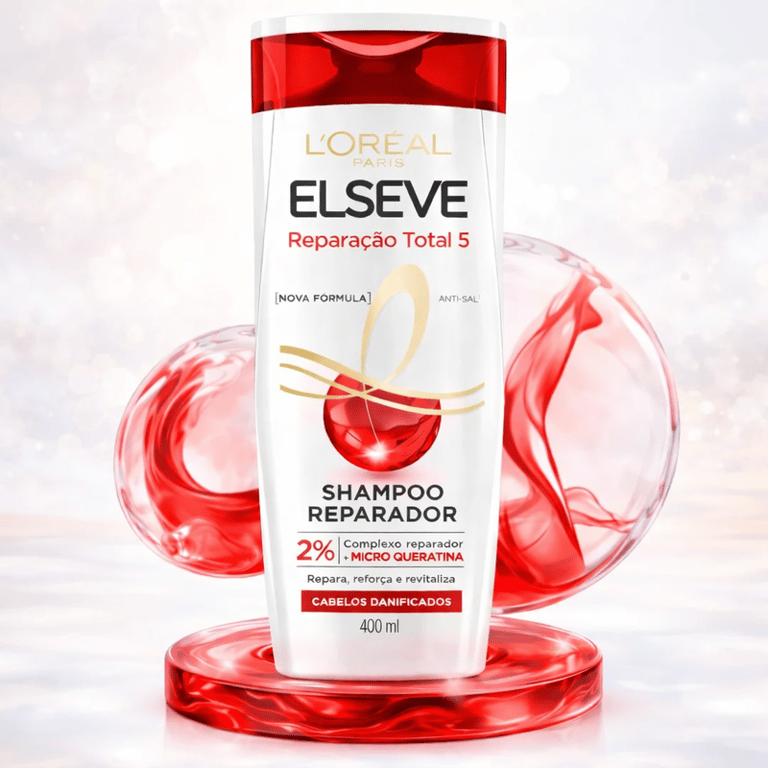 Shampoo Reparador Elseve Reparação Total 5 L'Oréal Paris 400ml