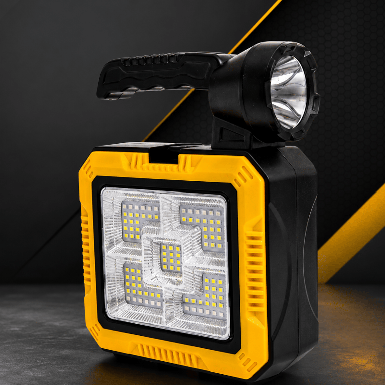 Lanterna Solar LED Potente Com Kit Ferramentas Recarregável USB Para Camping Pesca E Emergências