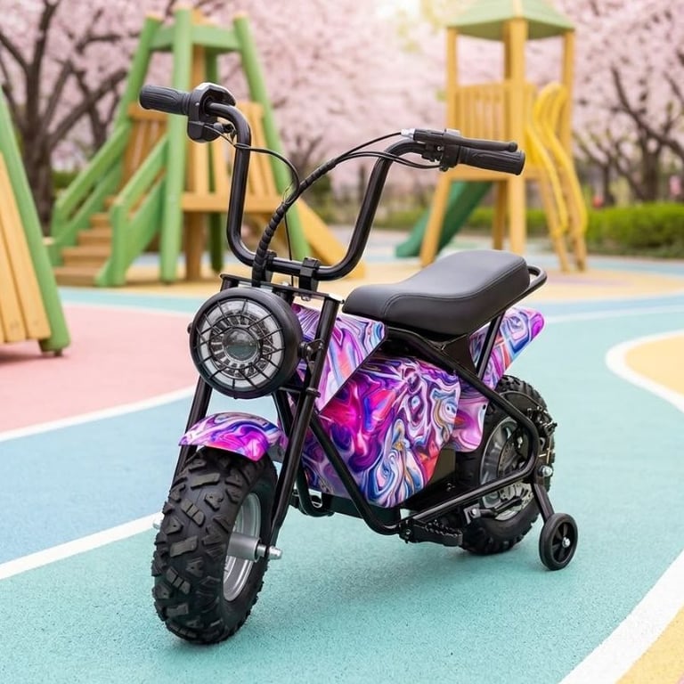Mini Moto Elétrica 350 Watts Bateria de Lítio 36v 3.6ah Carga Máxima 50Kg