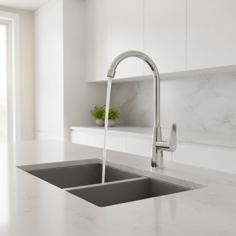Torneira Para Cozinha Gourmet Metal Cromado E Bica Móvel