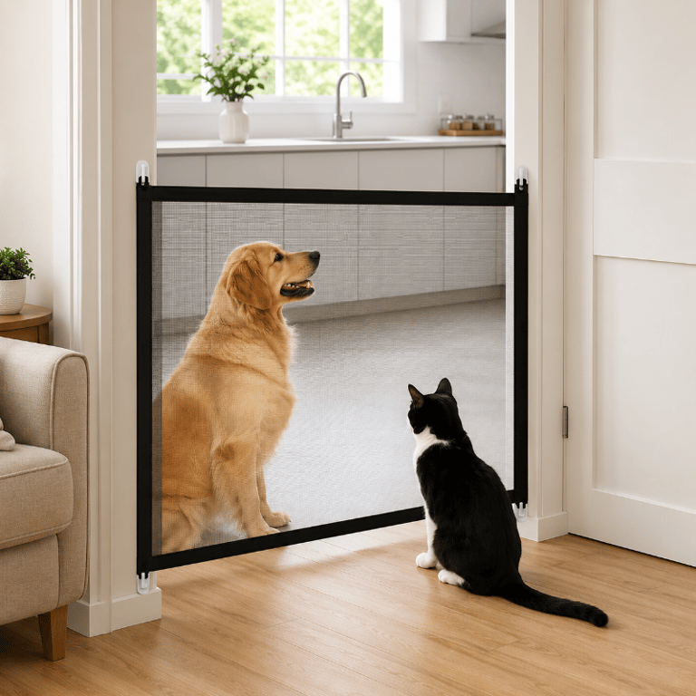 Tela De Proteção Para Cães E Gatos Com Fixação Fácil