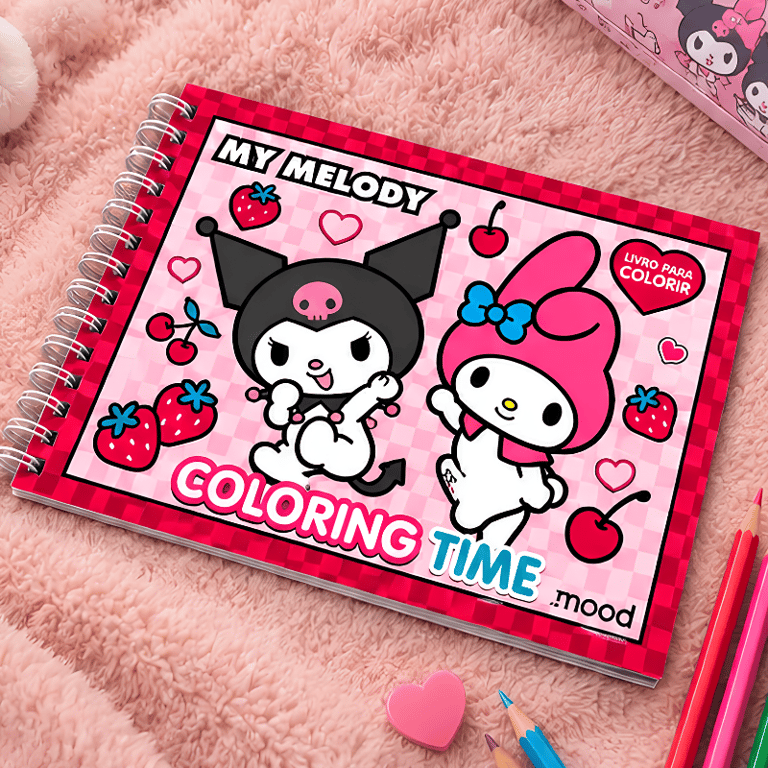 Livro Para Colorir Infantil Com Desenhos De Personagens Ilustrações Divertidas 