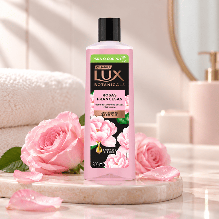 Sabonete Líquido Corporal Rosas Francesas Lux 250ml