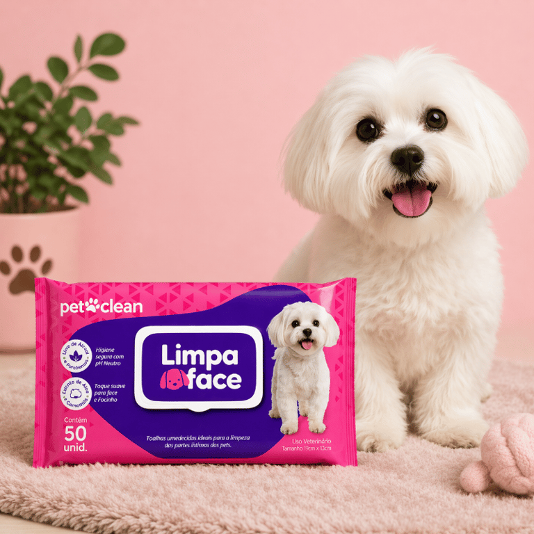 Toalhas Umedecidas Limpa Face Para Pets Higiene Suave