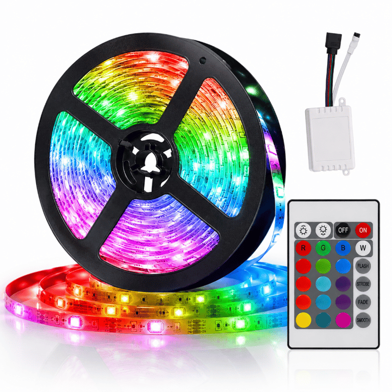Fita Led RGB 12 Volts 15 Cores Com Controle