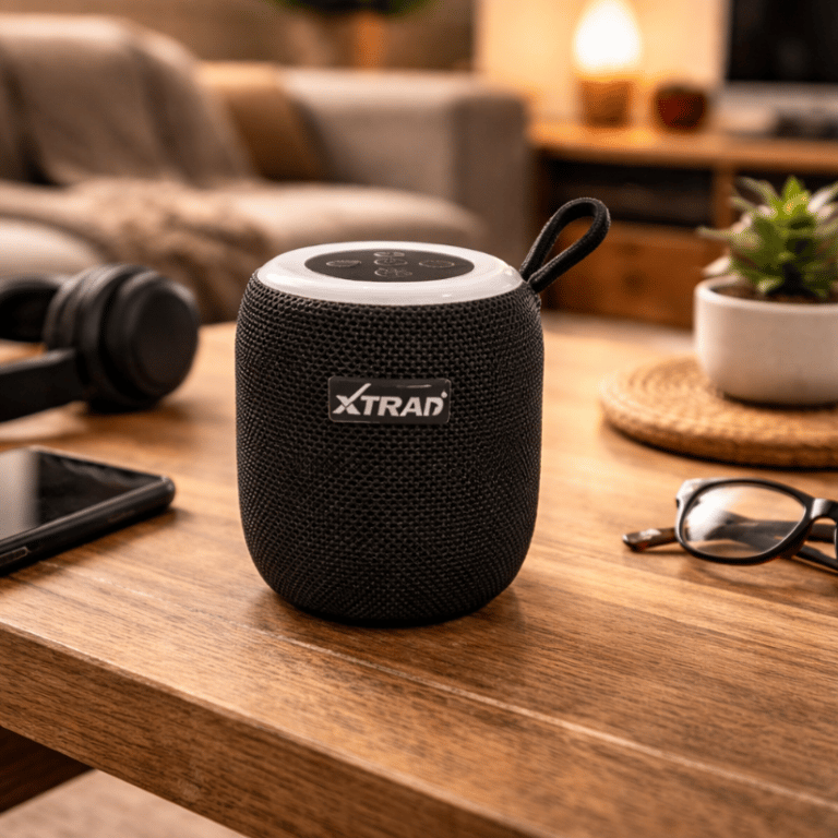 Caixa De Som Bluetooth Portátil Com Conexão USB E Radio 