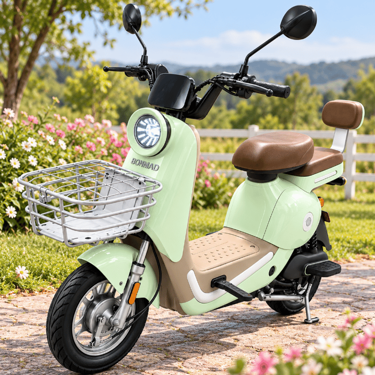 BONMAD2019 Moto Elétrica 1000W Bateria De Lítio Capacidade De Peso 120kg Autonomia 45 á 60km 