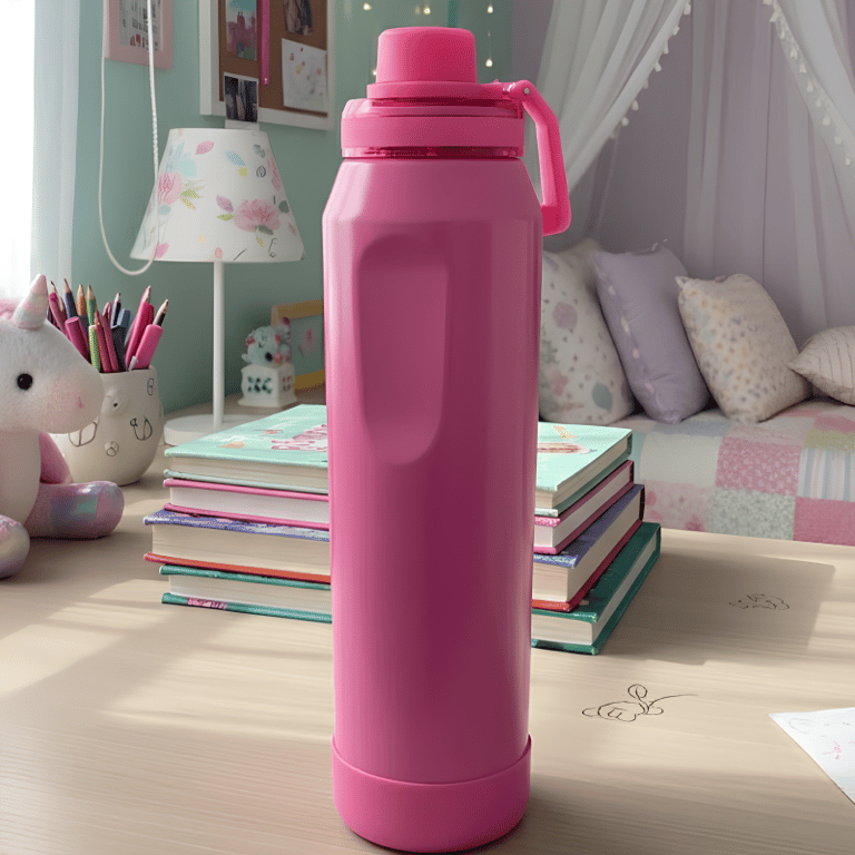 Garrafa Térmica Portátil Inox 900ML Com Tampa Rosqueável