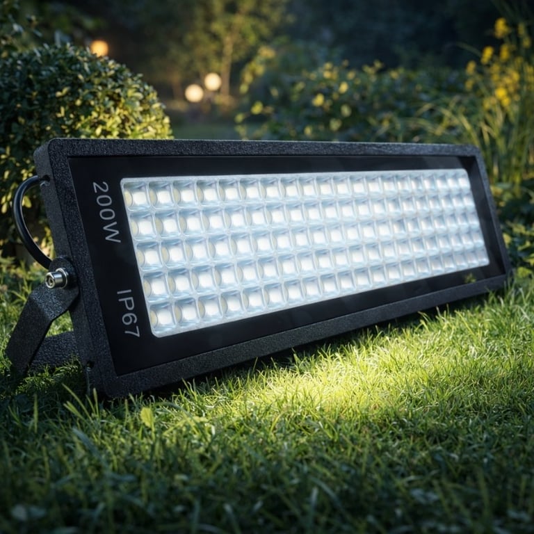 Refletor LED Cor 6500k 200W IP67