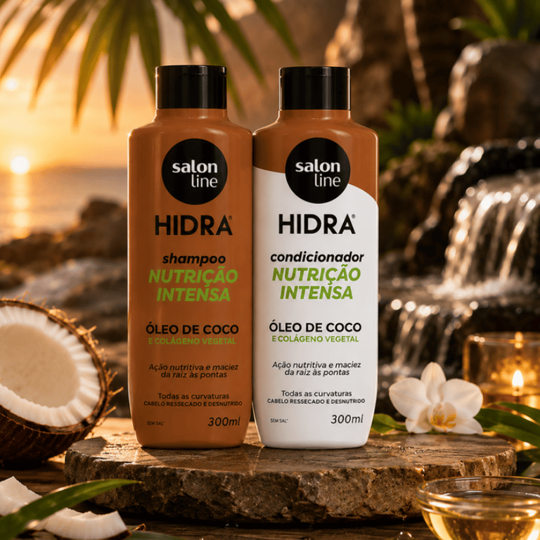 Kit Shampoo e Condicionador Hidra Nutrição Intensa Salon Line 300ml