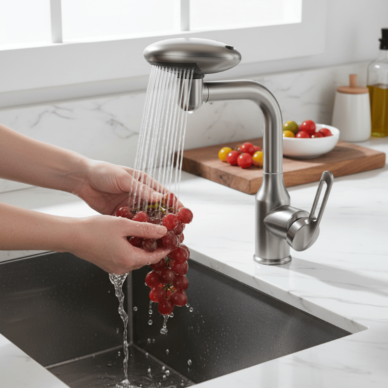 Torneira Banheiro Monocomando Jato Cascata Articulada