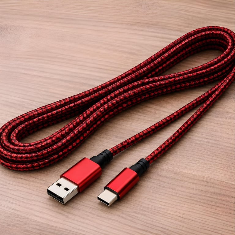 Cabo USB Carregamento Rapido Tipo C Com Cores Variadas 