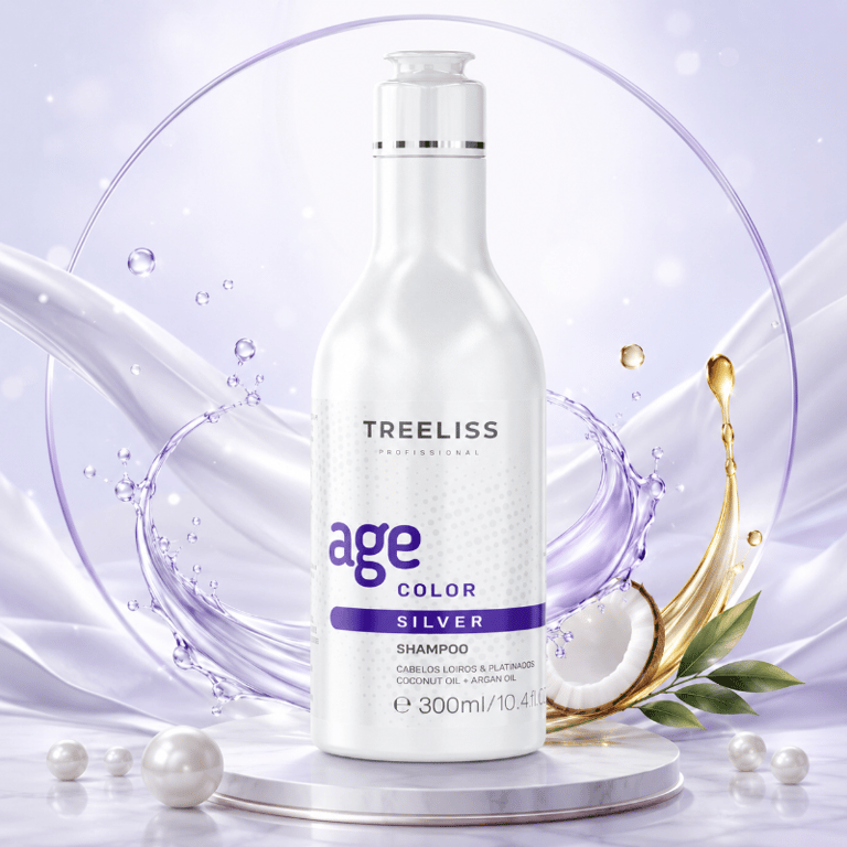 Shampoo Cabelos Loiros & Platinados Age Color Silver Treeliss 300ml