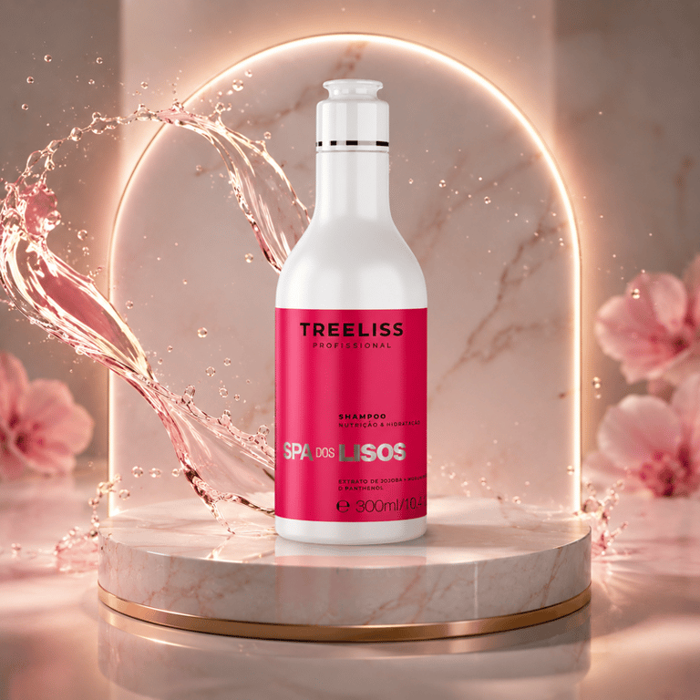 Shampoo Nutrição & Hidratação Capilar Spa Dos Lisos Treeliss 300ml