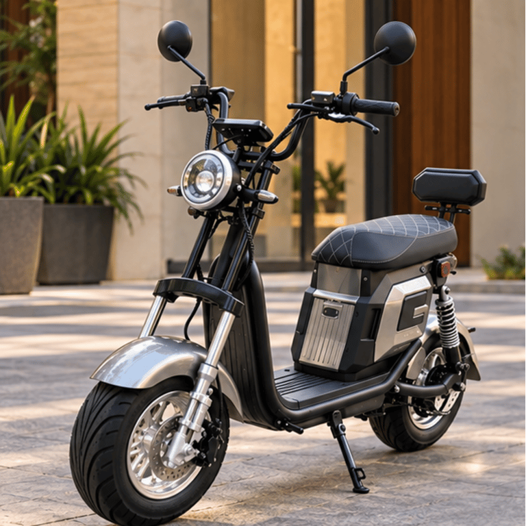 WD6 Moto Elétrica 1000W Bateria De Lítio Autonomia 45 a 55Km Peso Máximo 180Kg
