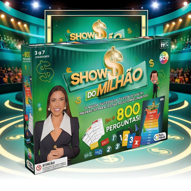 Jogo Show Do Milhão Sbt Pais e Filhos