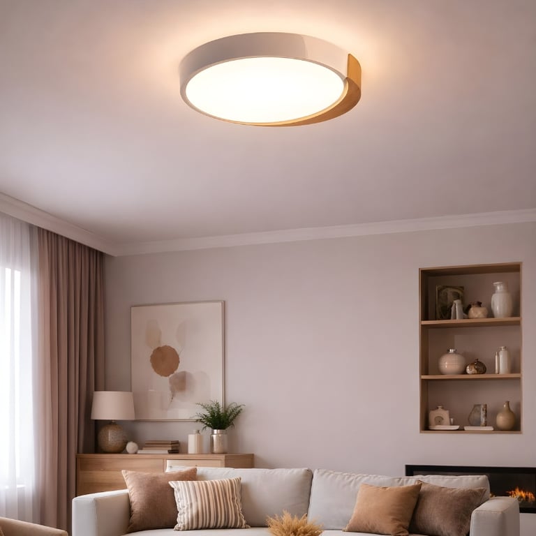 Luminária Plafon de Teto Multicolor 3x1 30w