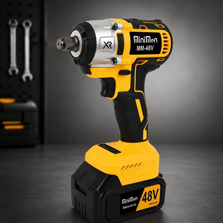 Chave de Impacto Sem Fio 350Nm 2 Baterias de Lítio Carregador Bivolt Furadeira e Parafusadeira