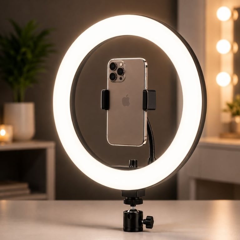 Ring Light LED 10 Polegadas Para  Fotos e Vídeos