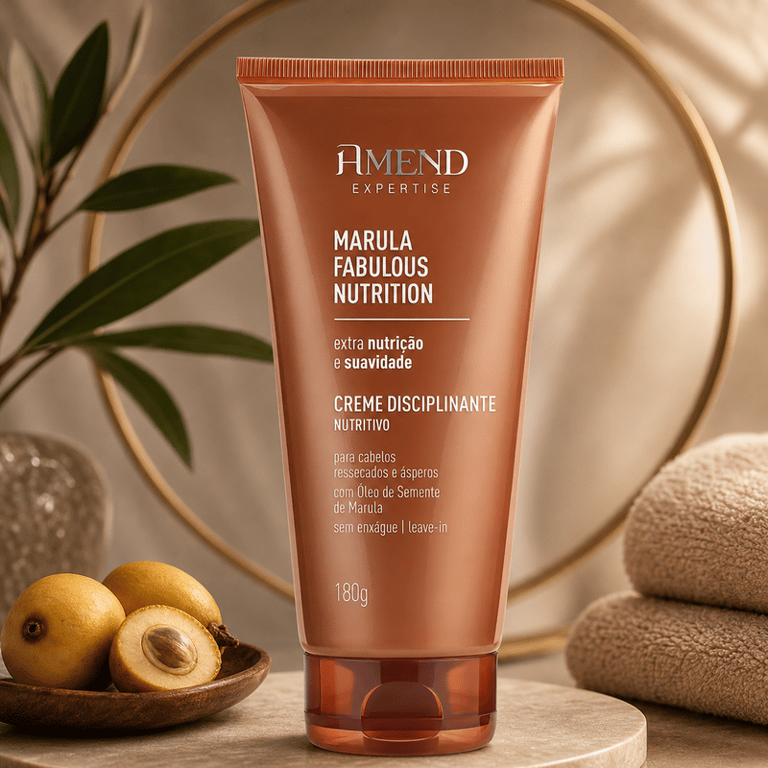 Creme Disciplinante Nutritivo Marula Fabulous Nutrition Amend Expertise 180g