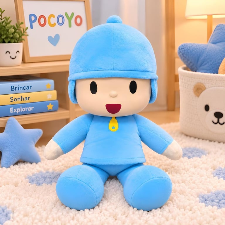 Boneco Pocoyo De Pelúcia E Vinil Cardoso Toys