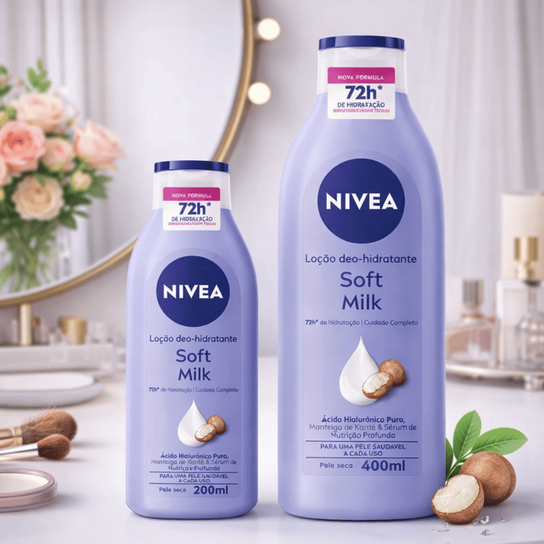Loção Deo-Hidratante Soft Milk Pele Seca NIVEA
