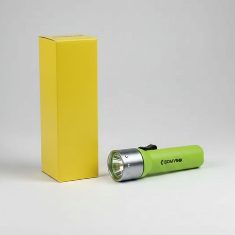 Lanterna De Mergulho Led Usb Recarregável À Prova D'água
