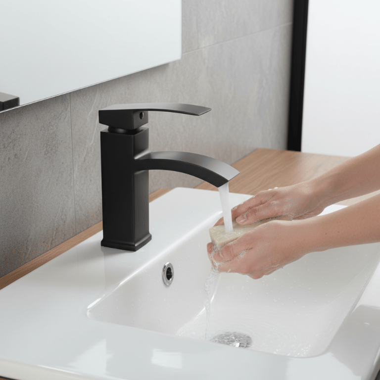 Torneira Monocomando Cascata Para Banheiro Quente E Fria