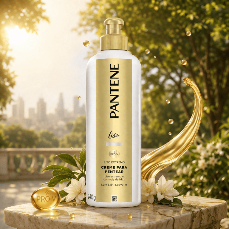 Creme Para Pentear Pantene Liso Extremo 240g
