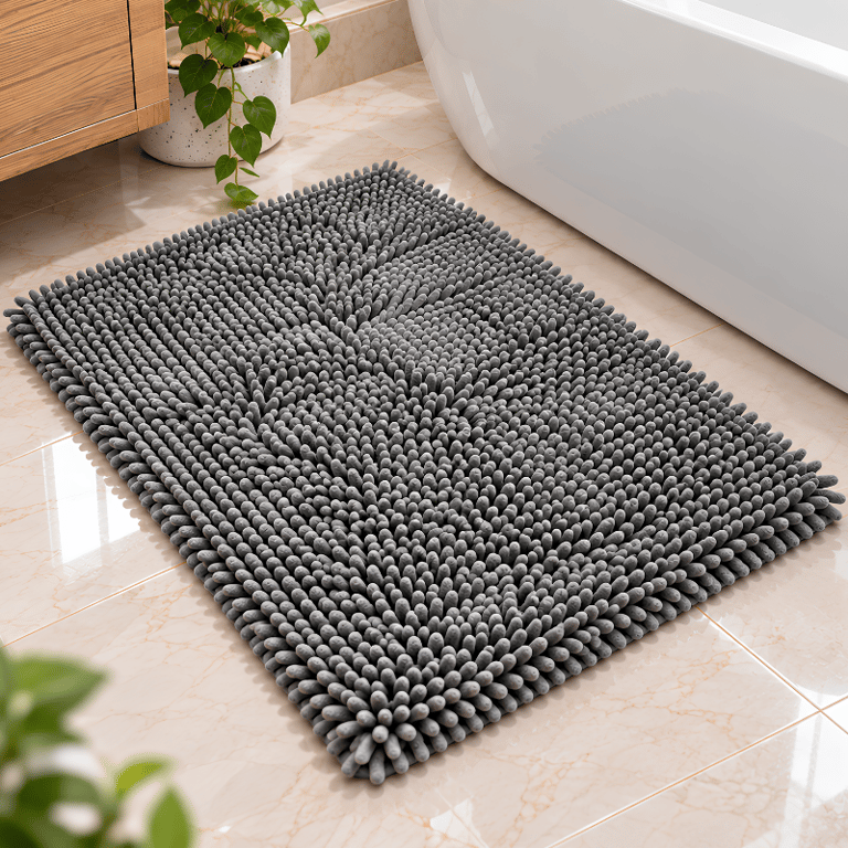 Tapete Viseu Para Banheiro Bolinha Em Microfibra Antiderrapante 38x58cm