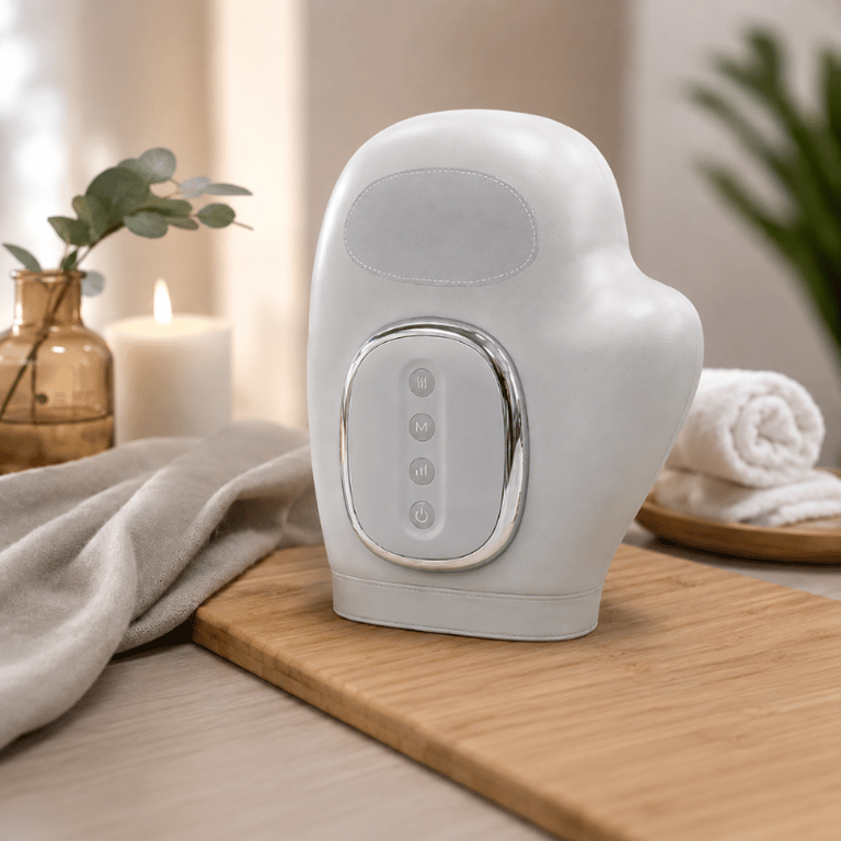 Massageador Inteligente Para Mãos Com Compressão De Ar Aquecimento E 3 Modos 