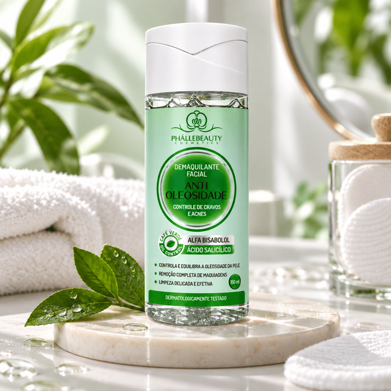 Demaquilante Facial Antioleosidade Phállebeauty 150ml