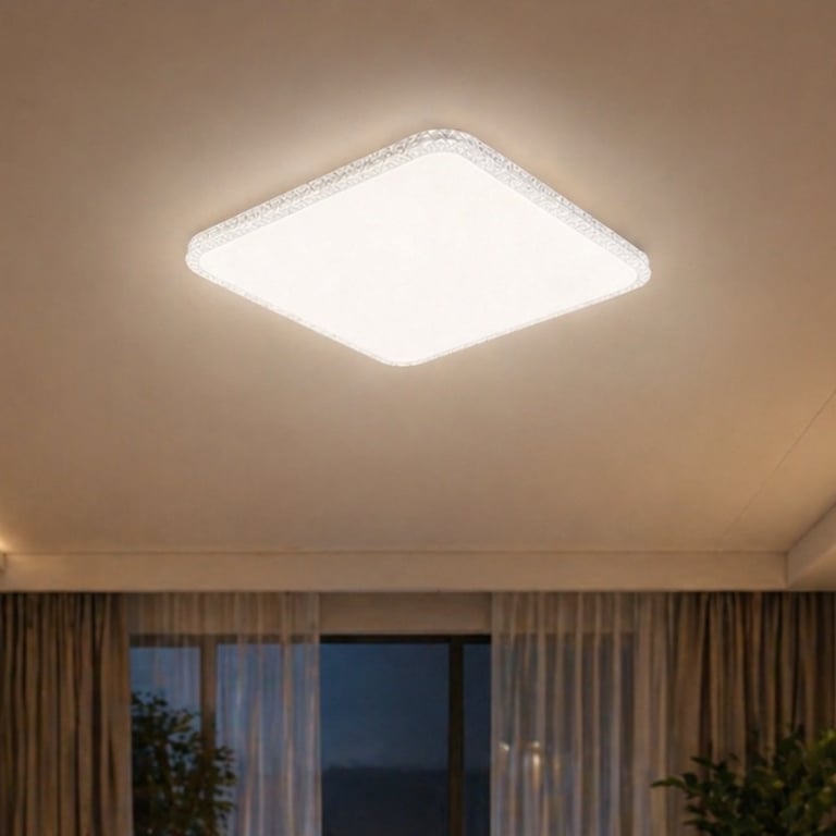 Plafon LED Cristal Multicolor 24W