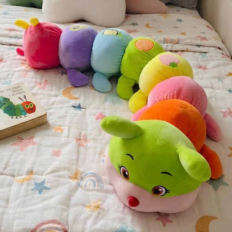 Centopeia Colorida De Pelúcia Macia Média