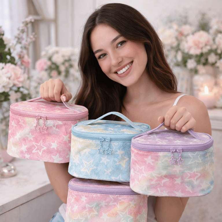 Nécessaire Tie Dye Estrela Cores Sortidas
