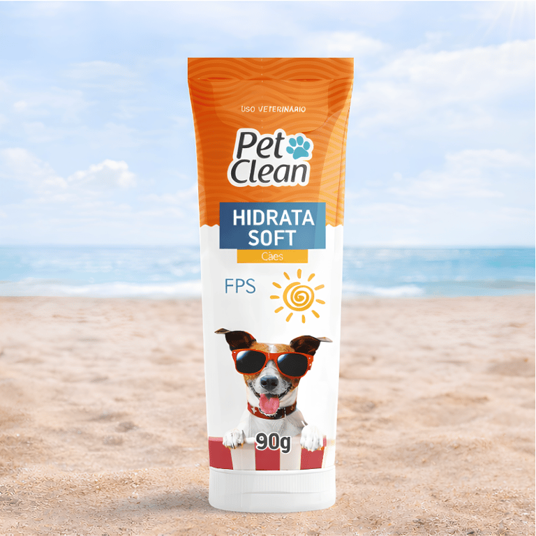 Protetor Solar Termo Hidratante Para Cães Pet Clean FPS
