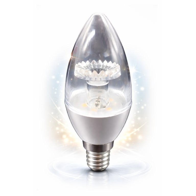 Lâmpada LED Vela para Lustre E14 6500K 