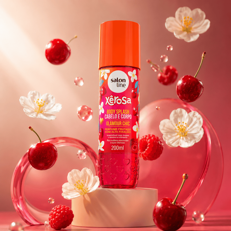 Body Splash Cabelo e Corpo Xêrosa Glamour Chic Salon Line 200ml