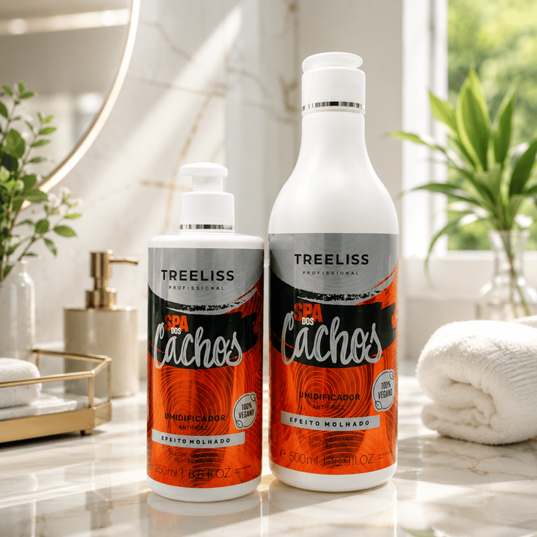 Finalizador ﻿Umidificador Antifrizz Efeito Molhado Spa Dos Cachos Treeliss