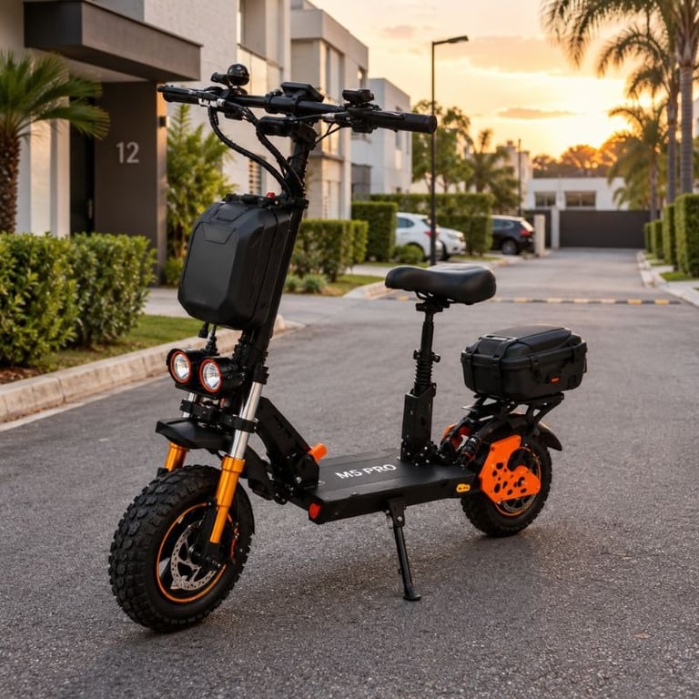 M5 Patinete Elétrico 1000 Watts Velocidade Máxima  32km Popr Hora Autonomia de 50 km Por Carga Capacidade Máxima  de Peso 120kg