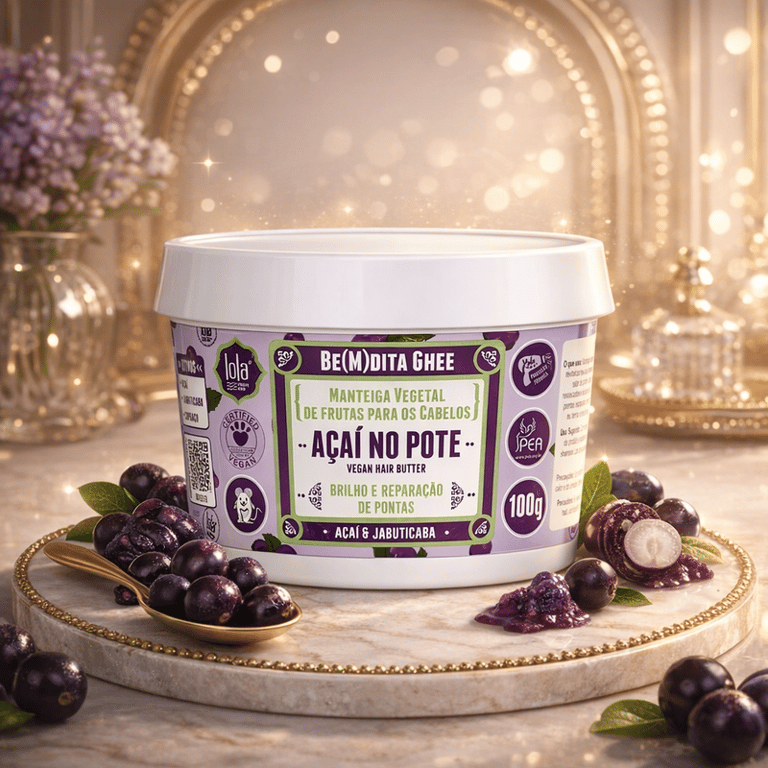 Manteiga Vegetal Açaí no Pote Be(m)dita Ghee Lola 100g