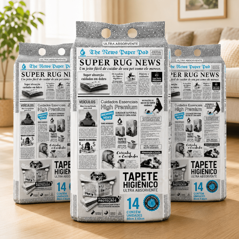 Tapete Higiênico Ultra Absorvente Para Cães 14 Unidades
