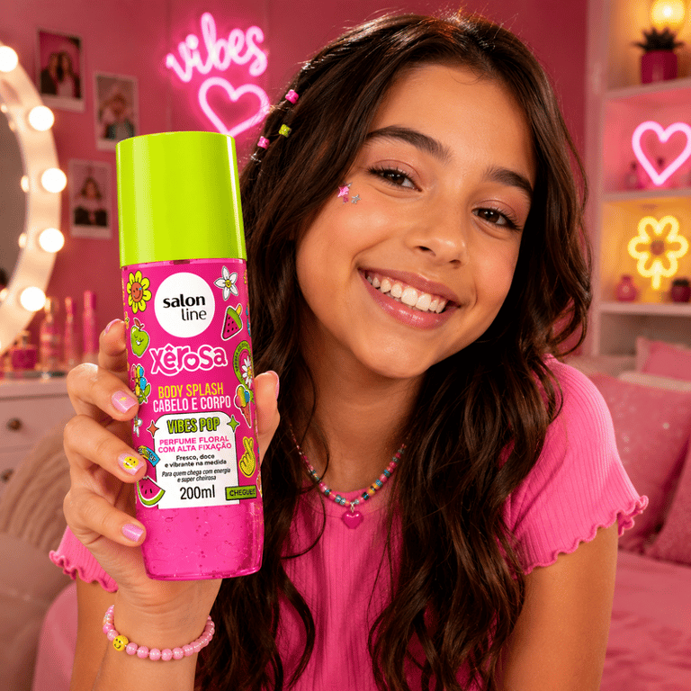 Body Splash Cabelo e Corpo Xêrosa Vibes Pop Salon Line 200ml
