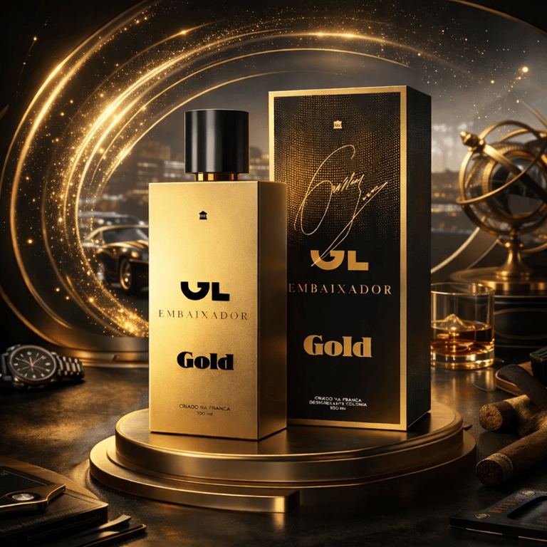 Deo Colônia Gusttavo Lima GL Embaixador Gold Masculino 100ml