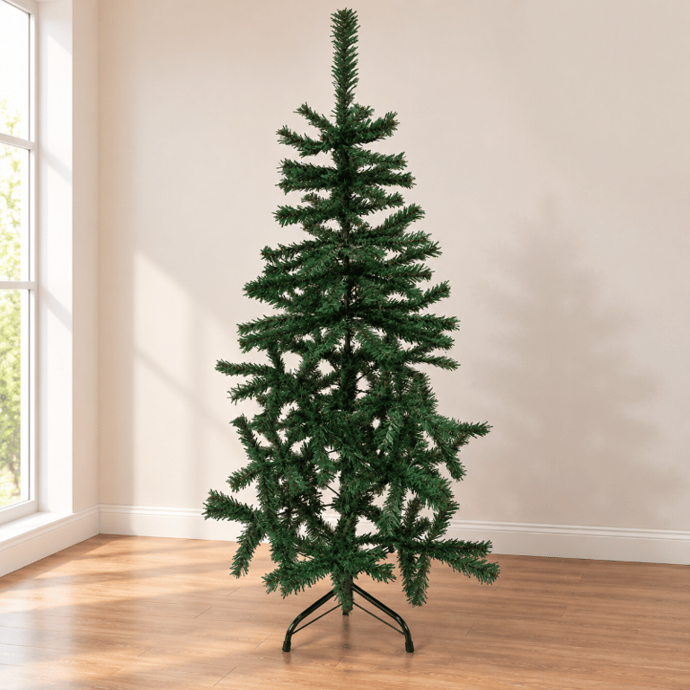 Árvore De Natal Artificial 150 Centímetros Verde Com Suporte