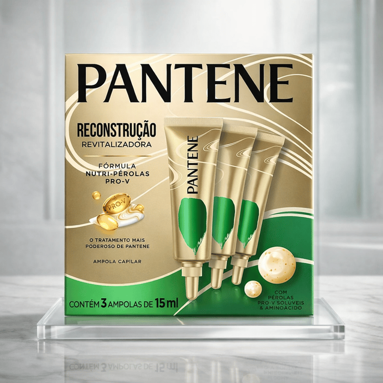 Kit 3 Ampolas Capilares De 15ml Pantene Reconstrução Revitalizadora