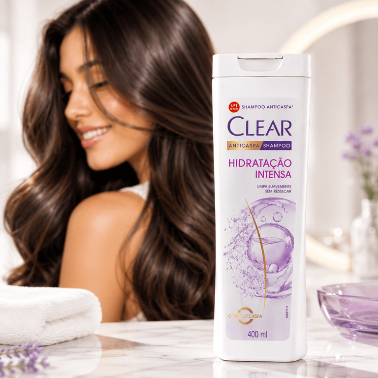Shampoo Anticaspa Hidratação Intensa Clear