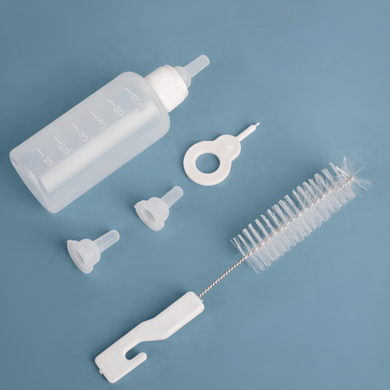 Kit Mamadeira Para Filhotes Com Escova De Limpeza